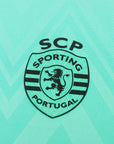 Sporting Third Kids Kit Green 2025/26 - New Release