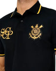 Corinthians Retro Polo Shirt Gold - SPR