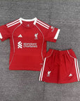 Kids Liverpool Home Kit 2025/26