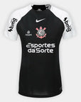 Camisa Feminina Corinthians 2025/26 II Torcedor Com Patrocínios