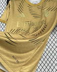 Real Madrid 2025/26 Training Gold Jersey (Slim Fit)