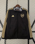 Arsenal 23/24 Windbreaker Reversible Black and Black