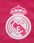Real Madrid 2014/15 Pink Jersey Long Sleeve Retro - Patch Champions
