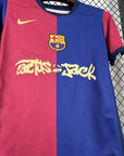 Barcelona Travis Scott Home Fan Jersey 2025/26 Spotify and FC Barcelona Collab With Travis Scott on a Special Cactus Jack