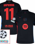 Barcelona Away 2024/25 Patches UCL UEFA Foundation (Official Printing)