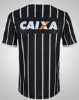 Camisa Retrô Corinthians Reserva 2013 Preta/Branca Masculina