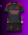 Benfica Away Kids Kit 2024/25 - Last Few Units! 🔥🦅