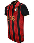 Bournemouth Shirt 25/26 Home - Red / Black Fan Version