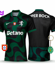 Sporting Away Shirt Black 2025/26 - New Release! 🔥💚