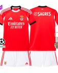 Benfica Home Kids Kit 2025/26 - Last Few Units! 🔥🦅