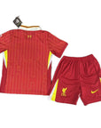 Kids Liverpool Home Kit 2024/2025 - Red