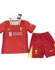 Kids Liverpool Home Kit 2024/2025 - Red