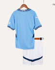 Kids Manchester City Home Kit 2024/2025 - White Blue