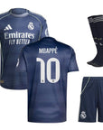 Real Madrid Away Kit Kids 2025/26 Mbappe