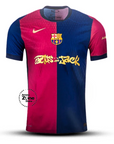 Barcelona Travis Scott Home Fan Jersey 2025/26 Spotify and FC Barcelona Collab With Travis Scott on a Special Cactus Jack