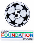 Barcelona Home Long Sleeve 2024/25 Patches UCL UEFA Foundation (Official Printing)