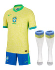 Kids KIT Brazil Home Jersey 2024/25