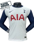 Tottenham Hotspur Player Home Jersey 2024/2025 Long Sleeve