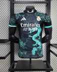 Real Madrid 25/26 Special Edition Jersey - Black and Light Blue - Player Version - Slim Fit