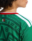 2026 Mexico Women's Stadium Home Cropped Soccer Jersey - World Cup 2026