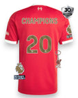 Liverpool Home Jersey 2025/26 - CHAMPIONS