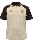 Conjunto Flamengo Treino C/Zíper 26/27 - Bege