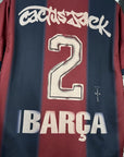 CJ x x Barcelona Retro 2000/01 Home Skeleton jersey