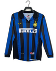 Inter Milan 98/99 I Home Jersey - Long Sleeve Retro Version