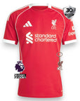 Liverpool Home Jersey 2025/26 - CHAMPIONS