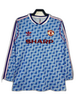 Manchester United 90/92 II Away Jersey - Long Sleeve Retro Version