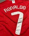 Manchester United 07/08 I Home Jersey - Long Sleeve Retro Version