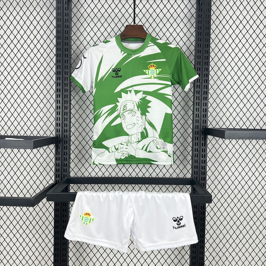 Real Betis 2025/26 Limited-edition Naruto Kids Kit