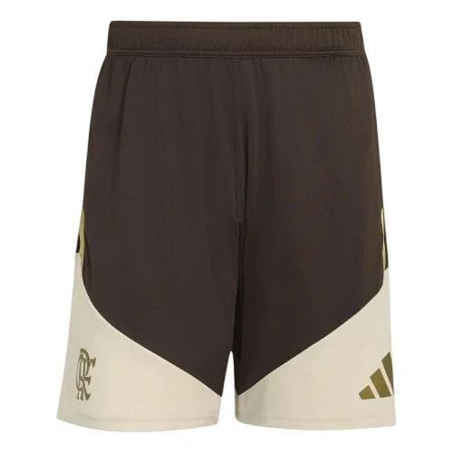 Conjunto Flamengo Treino C/Zíper 26/27 - Marrom