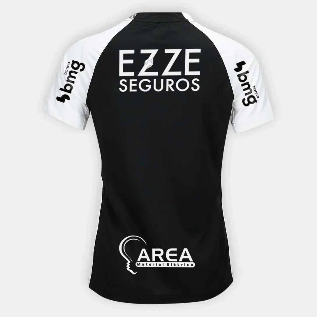 Camisa Feminina  Corinthians 2025/26 II Torcedor Com Patrocínios