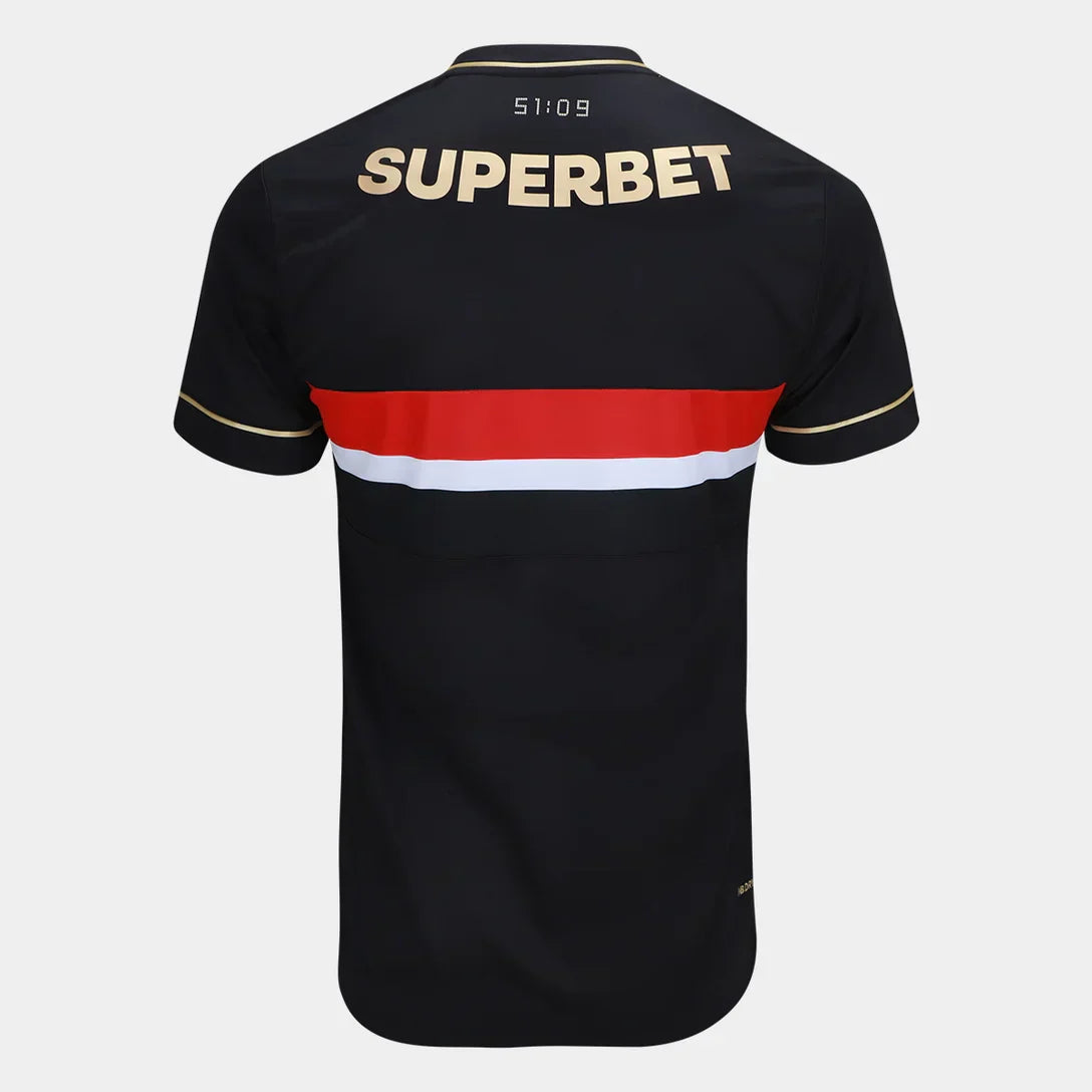 Sao Paulo Tricolor Third Shirt 25/26 - Black - Fan Version