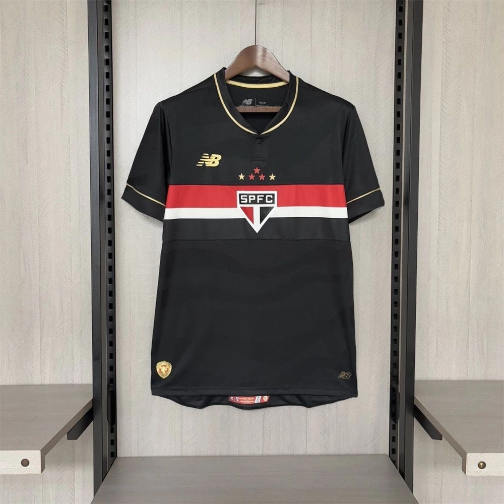 Sao Paulo Tricolor Third Shirt 25/26 - Black - Fan Version