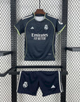 Real Madrid 2025/26 Away Kids Kit