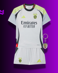 Benfica Third Kids Kit 2024/25 - Last Few Units! 🔥🦅