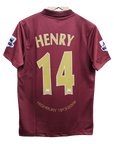 Arsenal Henry 2005-06 Embroidery Home Jersey Retro Collection