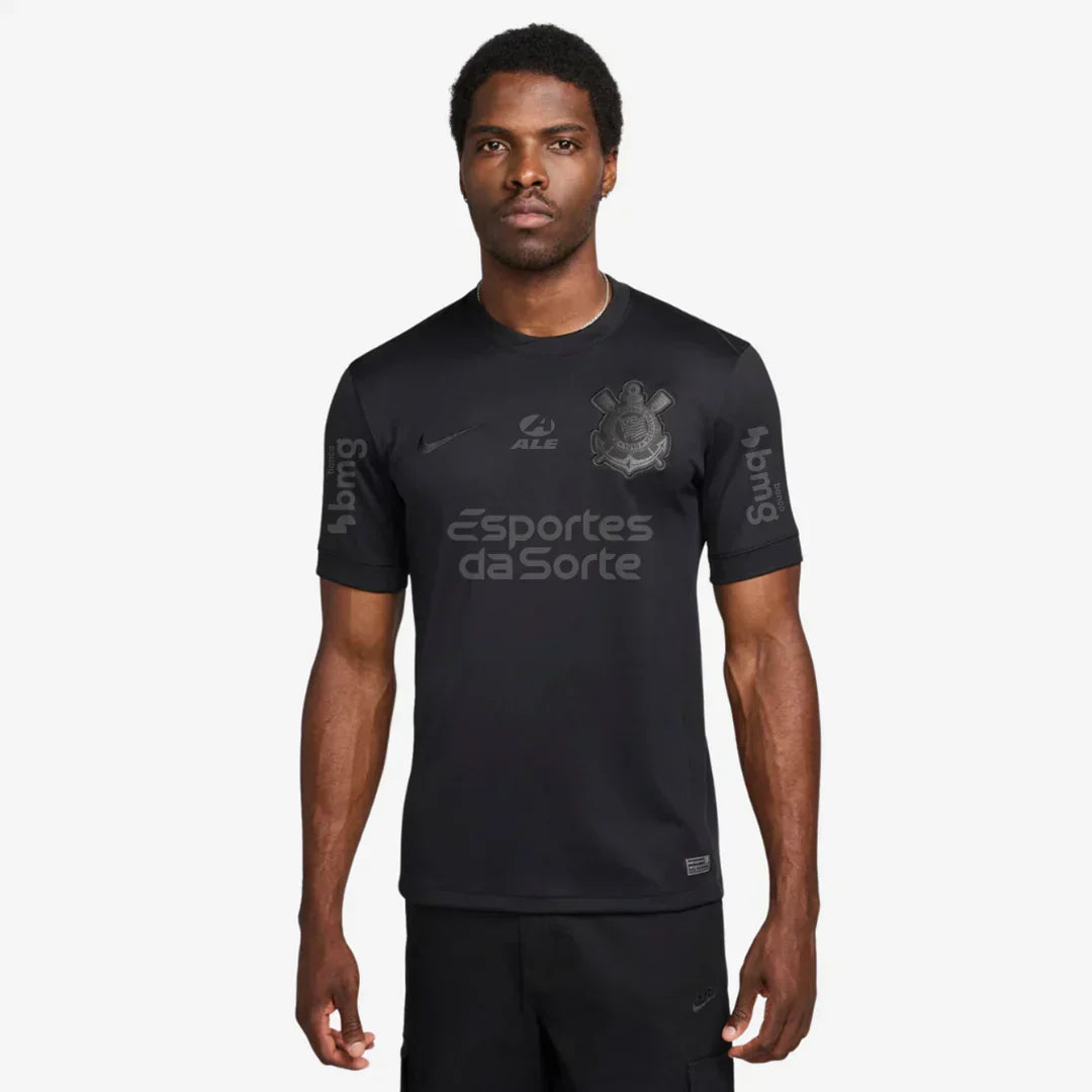 Camisa  Corinthians 2024/25 II Torcedor Com Patrocínios