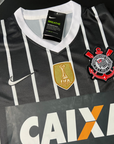 Camisa Retrô Corinthians Reserva 2013 Preta/Branca Masculina