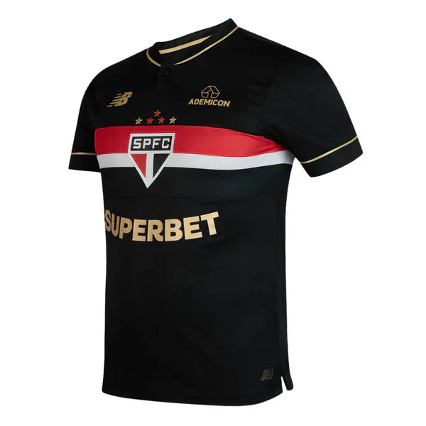 Sao Paulo Tricolor Third Shirt 25/26 - Black - Fan Version
