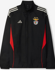 Benfica Full Zip Jacket Black and Red 2025/26