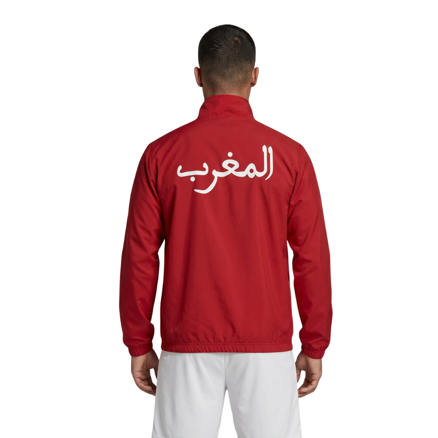 Morocco 2026 Reversible Jacket Windbreaker - Red &amp; Green