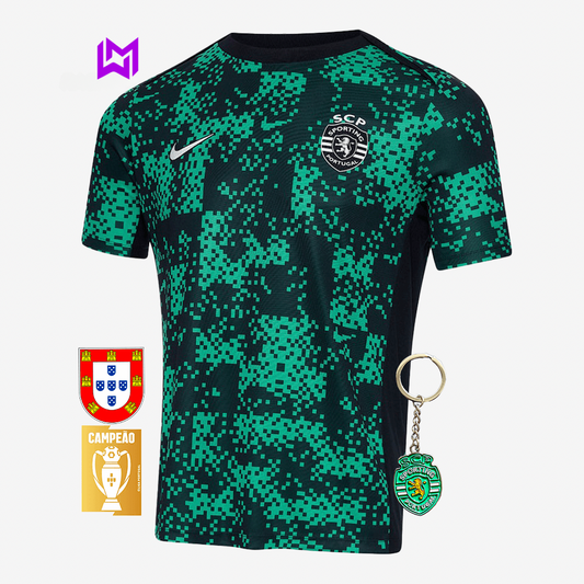 Sporting Warm-Up Shirt 2024/25 - Last Few Units! 🔥💚
