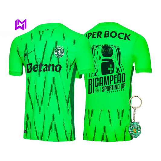 Sporting Verve Shirt Back-to-Back Champions 2024/25 - Exclusive Model! 🦁🏆