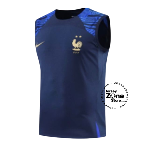 France Training Tank Top - Blue