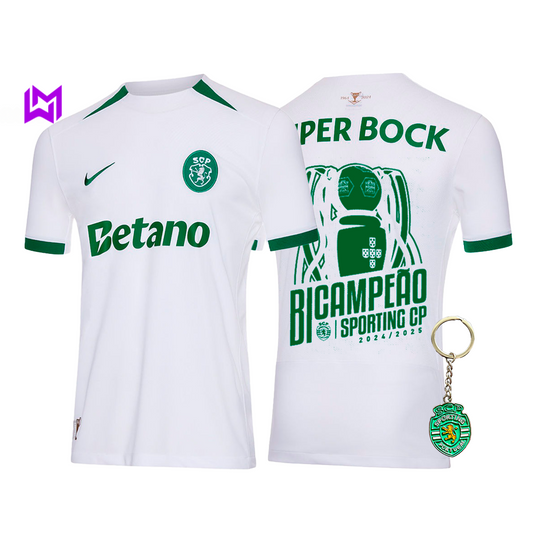Sporting Away Shirt Back-to-Back Champions 2024/25 - Exclusive Model! 🦁🏆