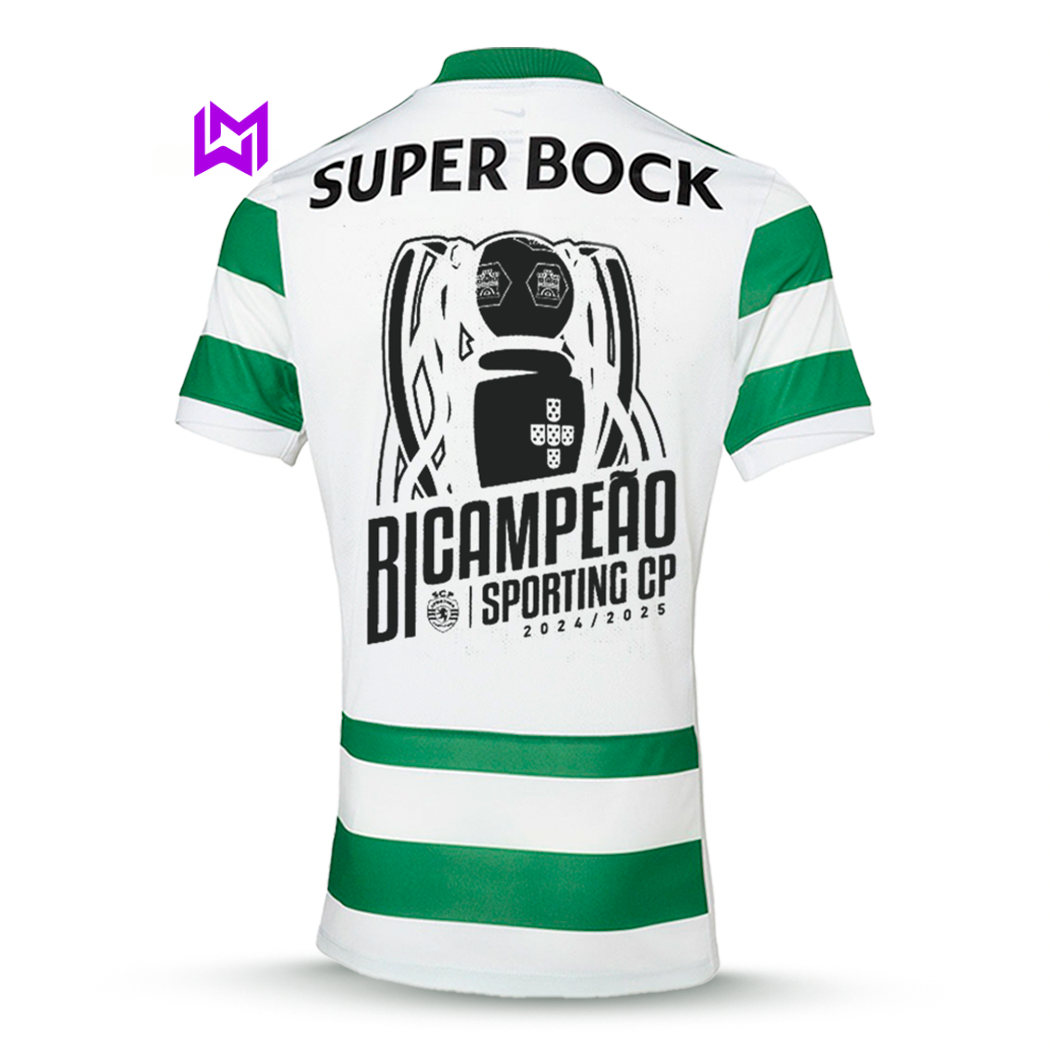 Sporting Home Shirt Back-to-Back Champions 2025/26 - New Release! 🦁🏆