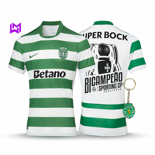 Sporting Home Shirt Back-to-Back Champions 2025/26 - New Release! 🦁🏆